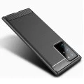 Калъф за Samsung Galaxy Note 20 Ultra / Note 20 Ultra 5G - Carbon Silicone - Черен