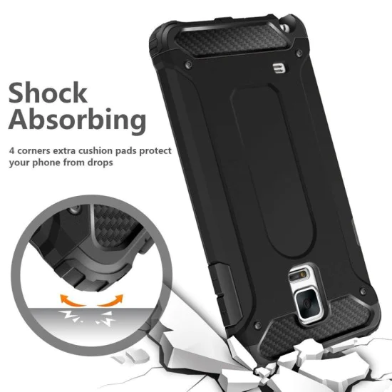Калъф за Samsung Galaxy Note 4 N910 - Hybrid Armor - Черен