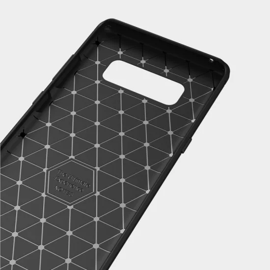 Калъф за Samsung Galaxy Note 8 - Carbon Silicone - Черен
