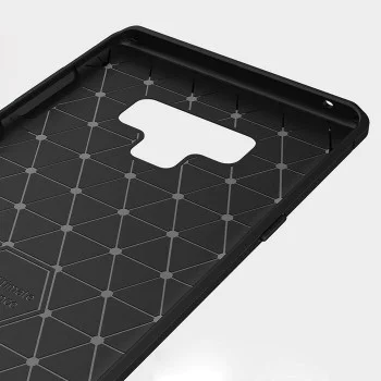Калъф за Samsung Galaxy Note 9 - Carbon Silicone - Черен