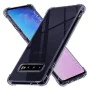Калъф за Samsung Galaxy S10 - Techsuit - Удароустойчив Clear Silicone - Опушено Черен