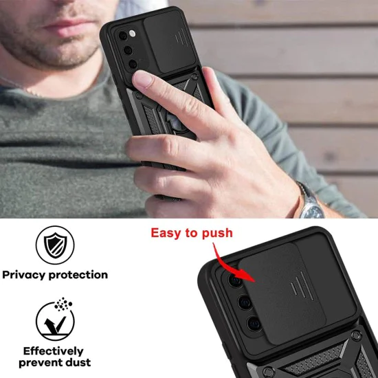 Калъф за Samsung Galaxy S20 4G / S20 5G - CamShield Series - черен