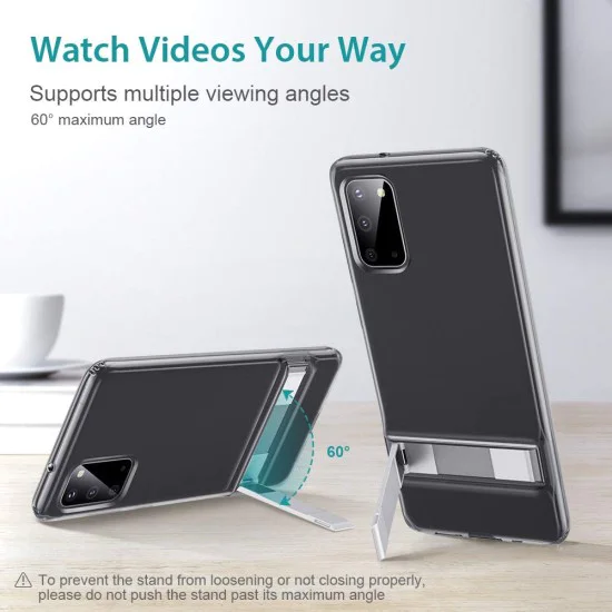 Калъф за Samsung Galaxy S20 4G / S20 5G - ESR Air Shield Boost Kickstand - Прозрачен