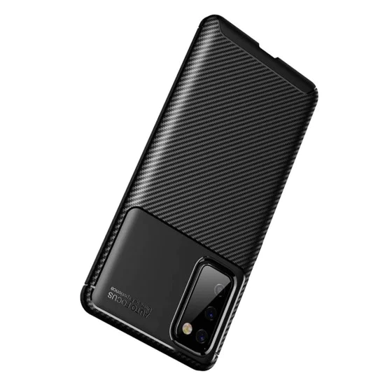 Калъф за Samsung Galaxy S20 FE / S20 FE 5G - CarbonFiber - Черен