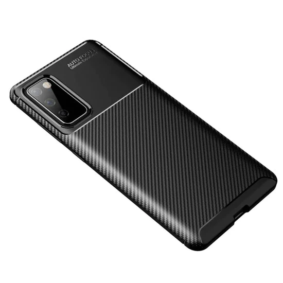 Калъф за Samsung Galaxy S20 FE / S20 FE 5G - CarbonFiber - Черен