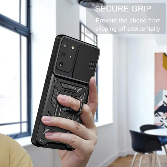 Калъф за Samsung Galaxy S20 Plus 4G / S20 Plus 5G - CamShield Series - Черен