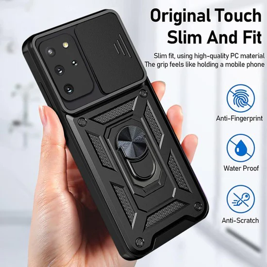 Калъф за Samsung Galaxy S20 Plus 4G / S20 Plus 5G - CamShield Series - Черен