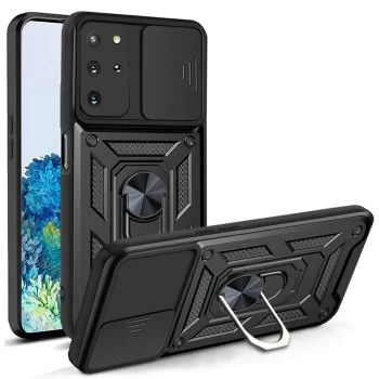 Калъф за Samsung Galaxy S20 Plus 4G / S20 Plus 5G - CamShield Series - Черен