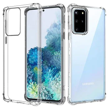 Калъф за Samsung Galaxy S20 Plus 4G / S20 Plus 5G - Удароустойчив Прозрачен Силиконов - Прозрачен