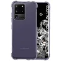 Калъф за Samsung Galaxy S20 Ultra 4G / S20 Ultra 5G - Techsuit - Удароустойчив Clear Silicone - Опушено Черен