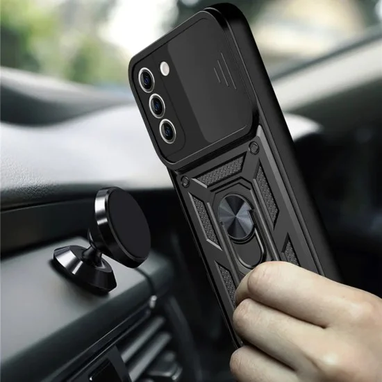 Калъф за Samsung Galaxy S21 5G - CamShield Series - черен
