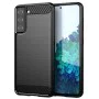 Калъф за Samsung Galaxy S21 5G - Carbon Silicone - Черен