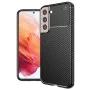 Калъф за Samsung Galaxy S21 5G - CarbonFiber - Черен