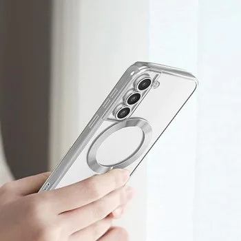 Калъф за Samsung Galaxy S21 5G - Luxury Crystal MagSafe - Черен