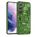 Калъф за Samsung Galaxy S21 5G - Luxury Glitter MagSafe - Deep Green