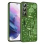 Калъф за Samsung Galaxy S21 5G - Luxury Glitter MagSafe - Deep Green