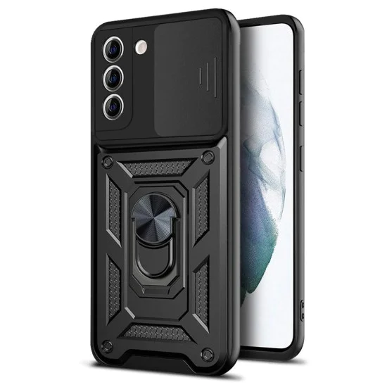 Калъф за Samsung Galaxy S21 FE 5G - CamShield Series - черен