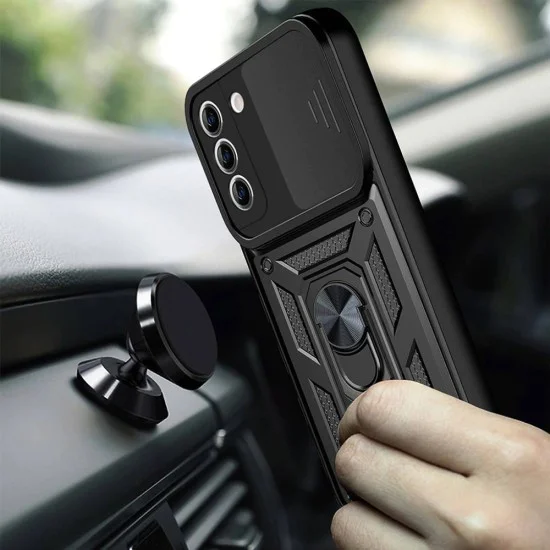 Калъф за Samsung Galaxy S21 FE 5G - CamShield Series - черен