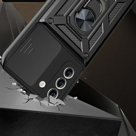 Калъф за Samsung Galaxy S21 FE 5G - CamShield Series - черен