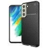 Калъф за Samsung Galaxy S21 FE 5G - CarbonFiber - Черен