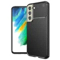 Калъф за Samsung Galaxy S21 FE 5G - CarbonFiber - Черен