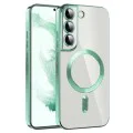 Калъф за Samsung Galaxy S21 FE 5G - Luxury Crystal MagSafe - Светло зелен