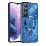 Калъф за Samsung Galaxy S21 FE 5G - Luxury Glitter MagSafe - Deep Blue