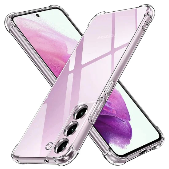 Калъф за Samsung Galaxy S21 FE 5G - Удароустойчив Прозрачен Силиконов - Прозрачен