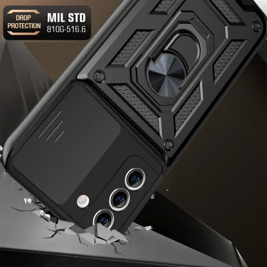 Калъф за Samsung Galaxy S21 Plus 5G - CamShield Series - черен