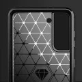 Калъф за Samsung Galaxy S21 Plus 5G - Carbon Silicone - Черен