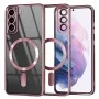 Калъф за Samsung Galaxy S21 Plus 5G - Luxury Crystal MagSafe - Розов