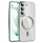 Калъф за Samsung Galaxy S21 Plus 5G - Luxury Crystal MagSafe - Сребрист