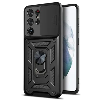 Калъф за Samsung Galaxy S21 Ultra 5G - CamShield Series - черен