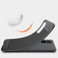 Калъф за Samsung Galaxy S21 Ultra 5G - Carbon Silicone - Черен