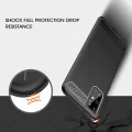 Калъф за Samsung Galaxy S21 Ultra 5G - Carbon Silicone - Черен