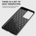 Калъф за Samsung Galaxy S21 Ultra 5G - CarbonFiber - Черен