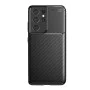 Калъф за Samsung Galaxy S21 Ultra 5G - CarbonFiber - Черен