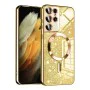 Калъф за Samsung Galaxy S21 Ultra 5G - Луксозен Glitter MagSafe - Златен