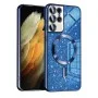 Калъф за Samsung Galaxy S21 Ultra 5G - Luxury Glitter MagSafe - Deep Blue