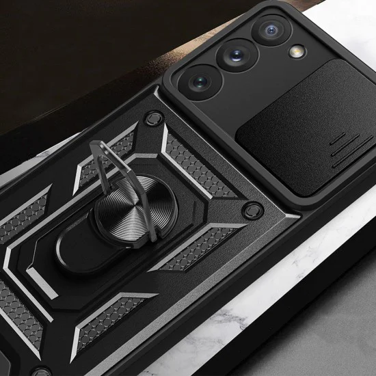 Калъф за Samsung Galaxy S22 5G - CamShield Series - черен