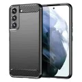 Калъф за Samsung Galaxy S22 5G - Carbon Silicone - Черен