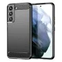 Калъф за Samsung Galaxy S22 5G - Carbon Silicone - Черен