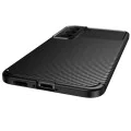 Калъф за Samsung Galaxy S22 5G - CarbonFiber - Черен