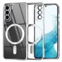 Калъф за Samsung Galaxy S22 5G - Luxury Crystal MagSafe - Сребрист