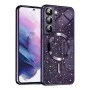 Калъф за Samsung Galaxy S22 5G - Luxury Glitter MagSafe - Deep Purple