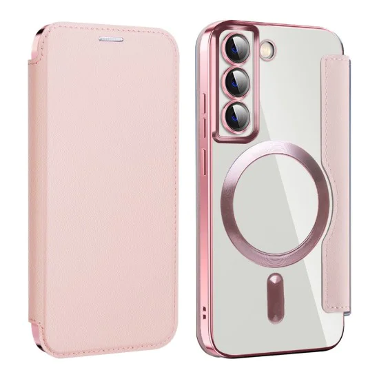 Калъф за Samsung Galaxy S22 5G - SmartMag Book Case - Розов