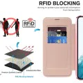Калъф за Samsung Galaxy S22 5G - SmartMag Book Case - Розов