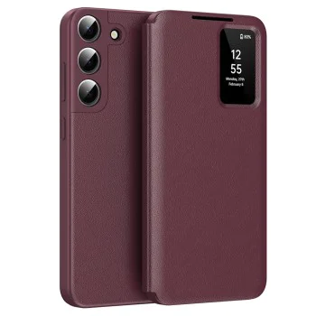 Калъф за Samsung Galaxy S22 5G - SmartView Series - Червен