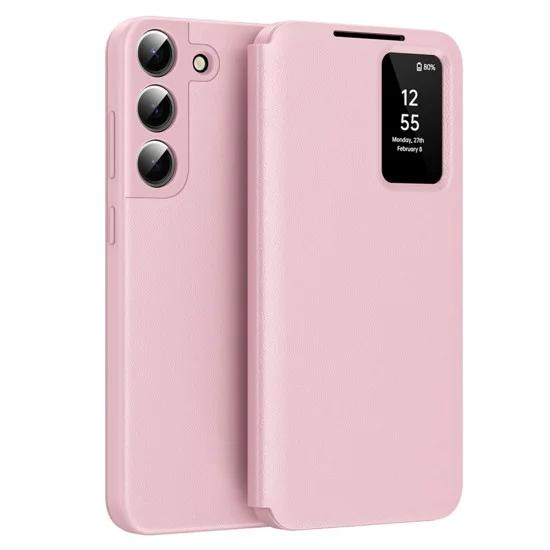 Калъф за Samsung Galaxy S22 5G - SmartView Series - Розов