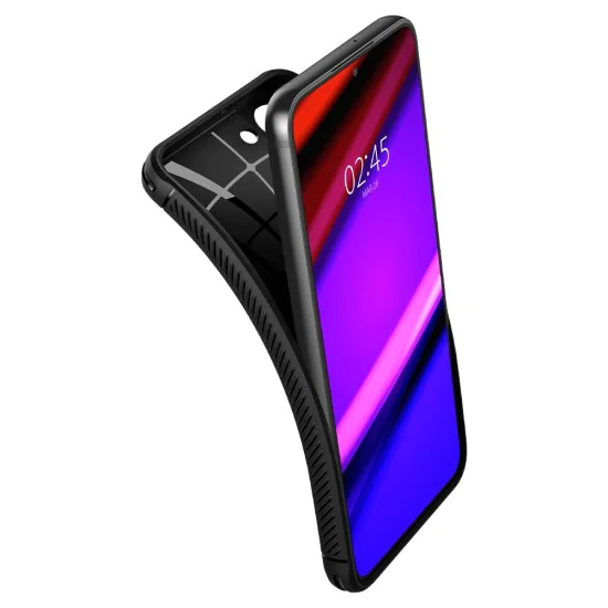 Калъф за Samsung Galaxy S22 5G - Spigen - Rugged Armor - черен